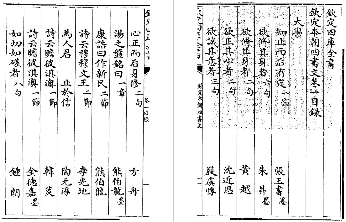 钦定本朝四书文 十四卷（清）方苞 国学古籍 第4张