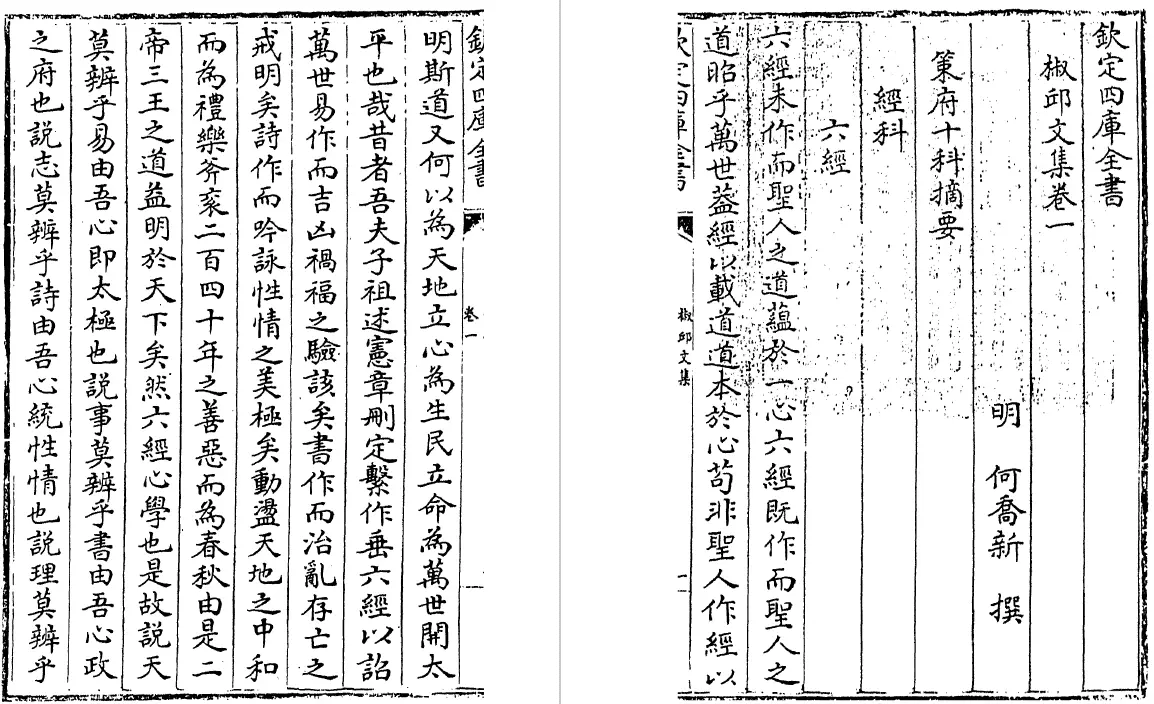 椒邱文集 三十四卷（明）何乔新 国学古籍 第4张