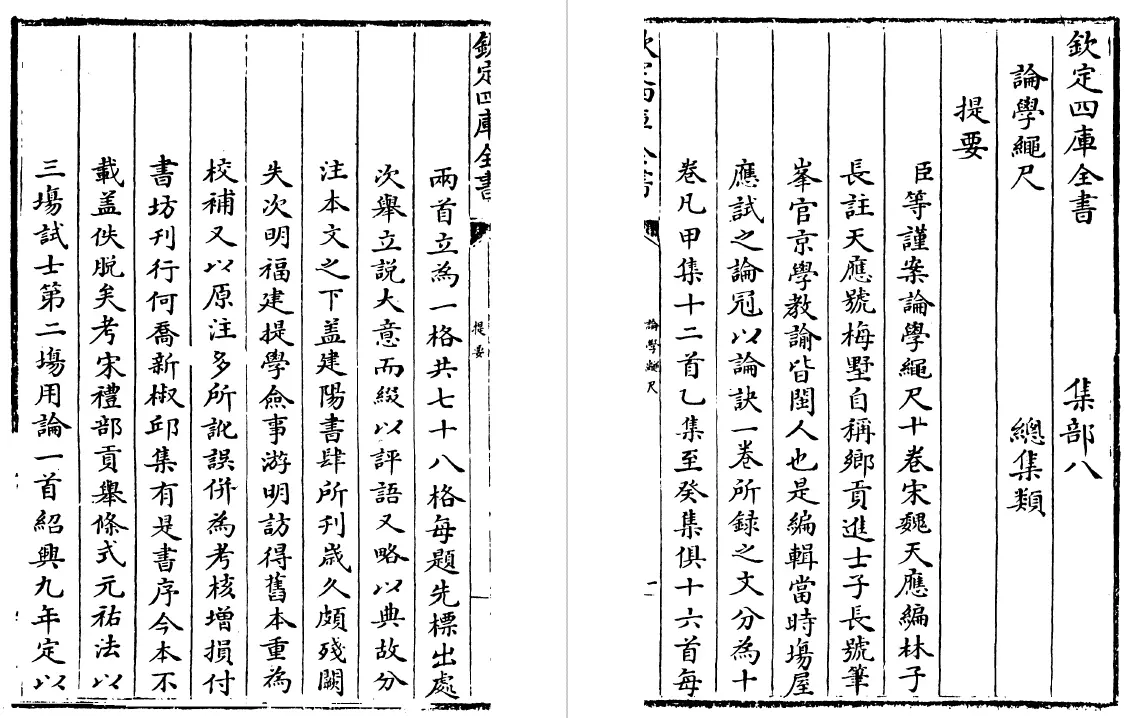 论学绳尺 十卷（宋）魏天应 国学古籍 第3张