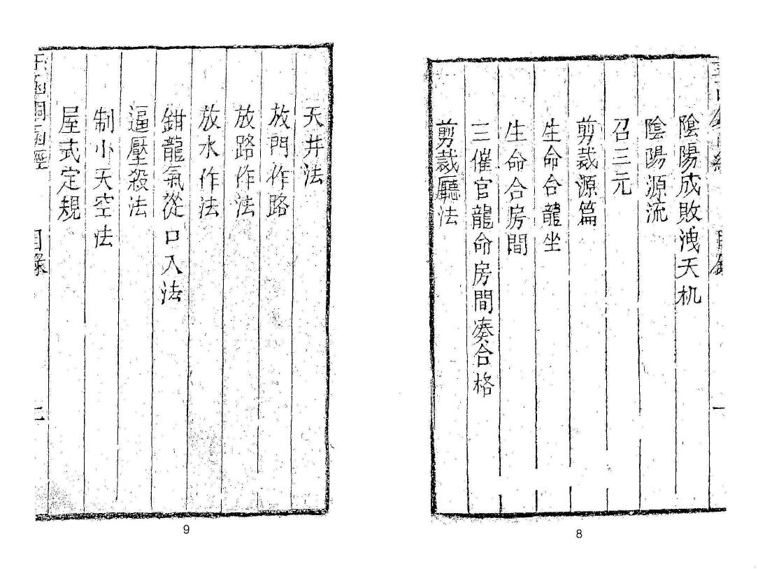 《三僚秘传造葬制煞作法 阴阳剪裁图说》上下册 国学古籍 第3张