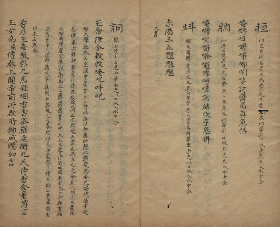 清微灵宝登坛密旨 八十余页 古本 易学 第3张