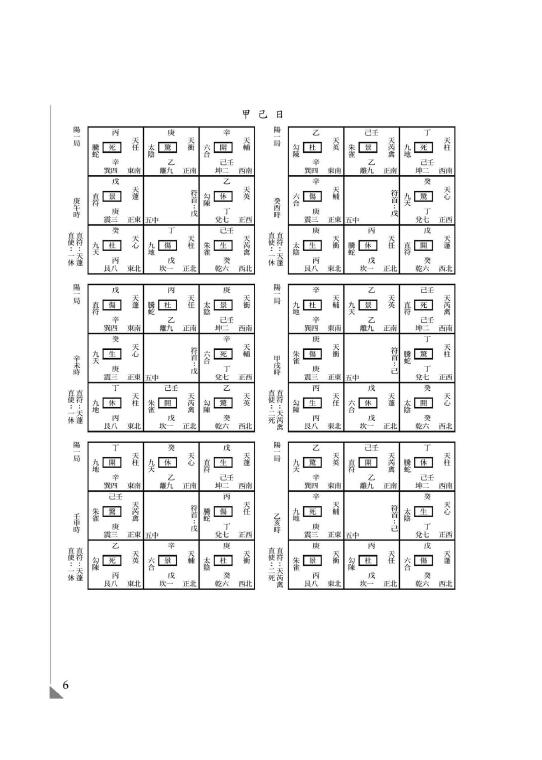 黄启霖《奇门遁甲工具篇-局盘集与万用历》355页 奇门三式 第4张