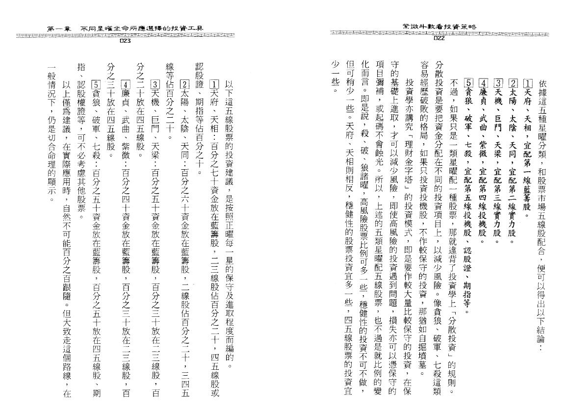 陆在田《紫微斗数看投资策略》 易学 第6张