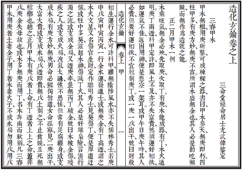 三命堂藏版《造化玄钥》 国学古籍 第2张