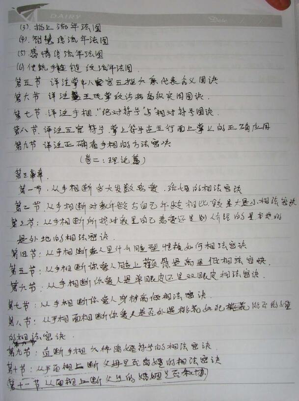 王红人的笔记 手相面相 第3张