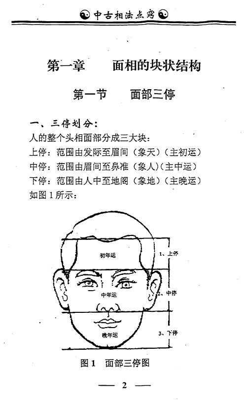 李计忠《中古相法点窍》上下册 手相面相 第6张