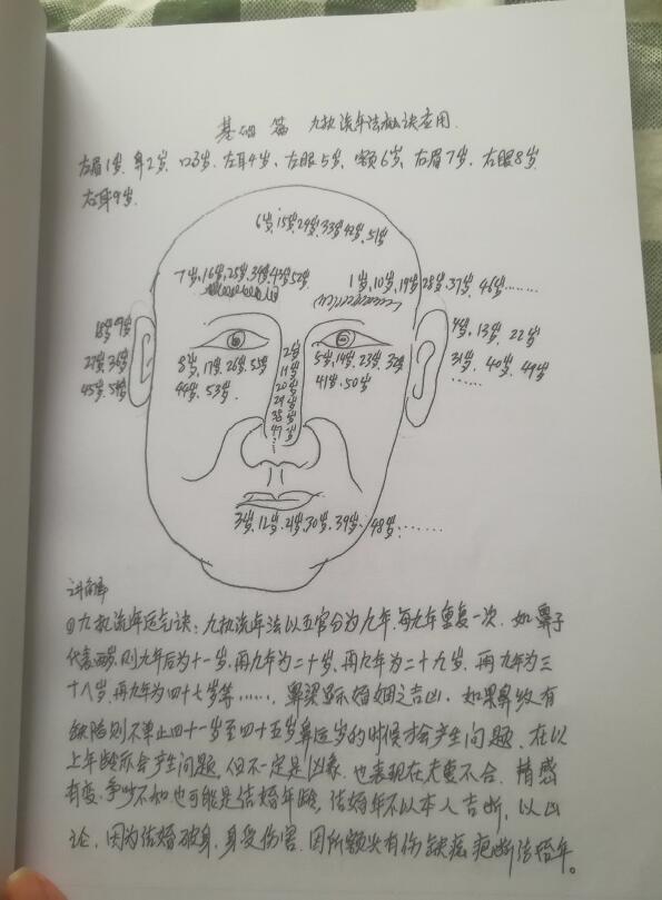 定马桩《民间相师看相绝技》手抄本 手相面相 第4张
